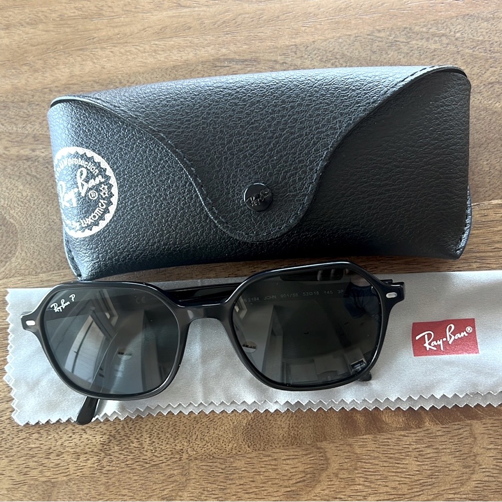 Ray Ban Polarized John Sunglasses